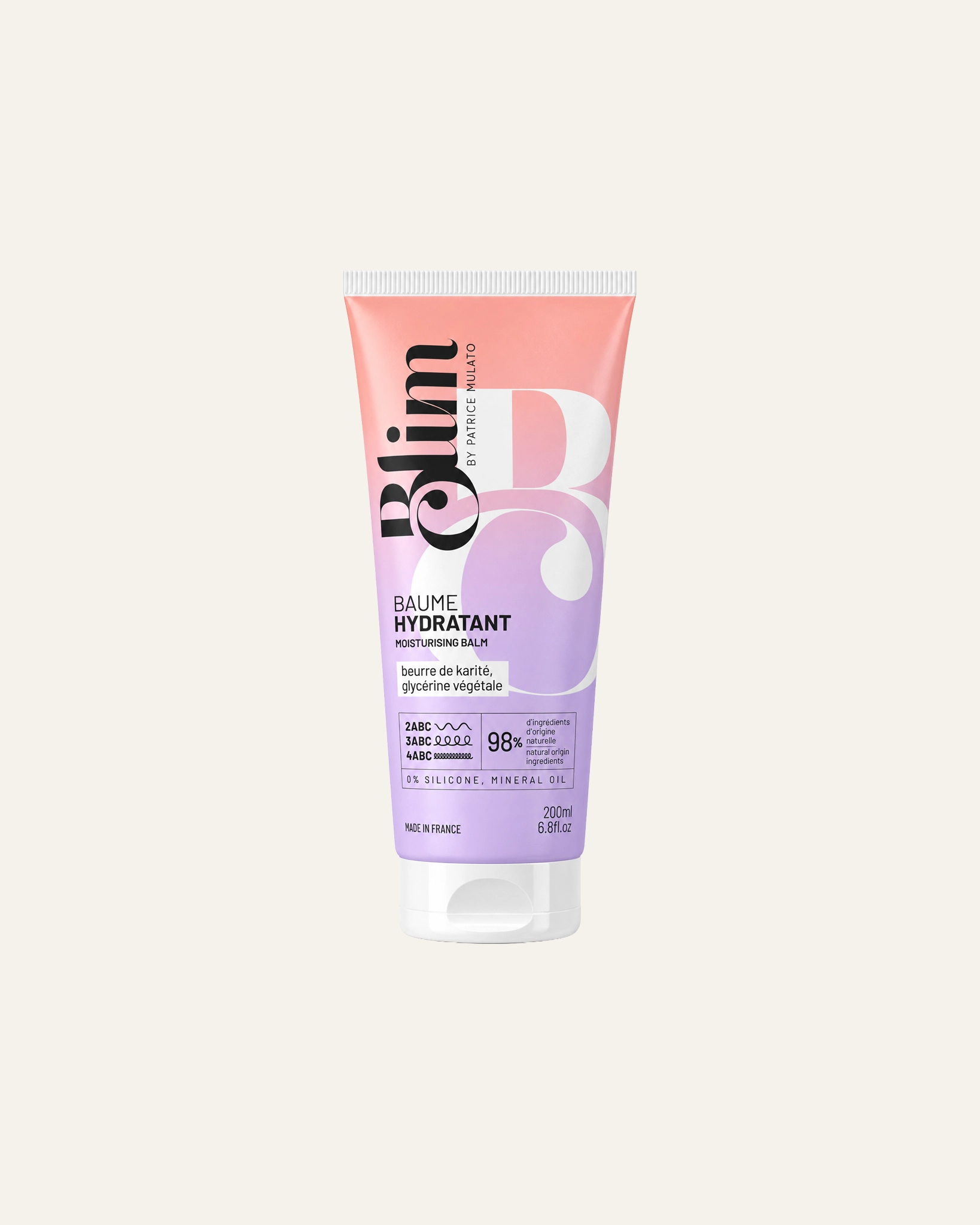 Baume hydratant cheveux ondulés, bouclés, frisés, crépus — vue 1