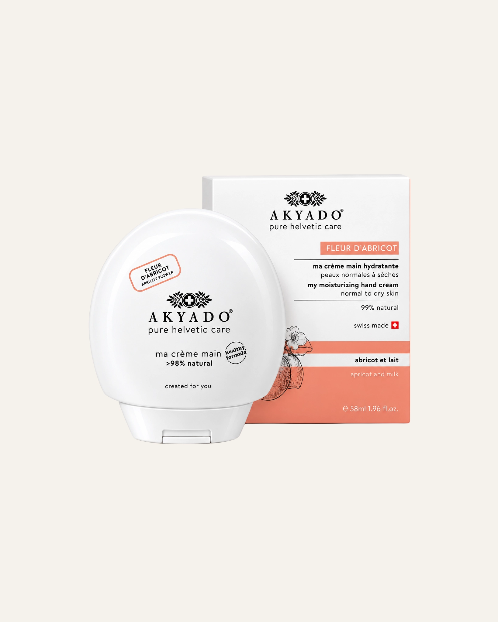 Crème mains fleur d'abricot — vue 1