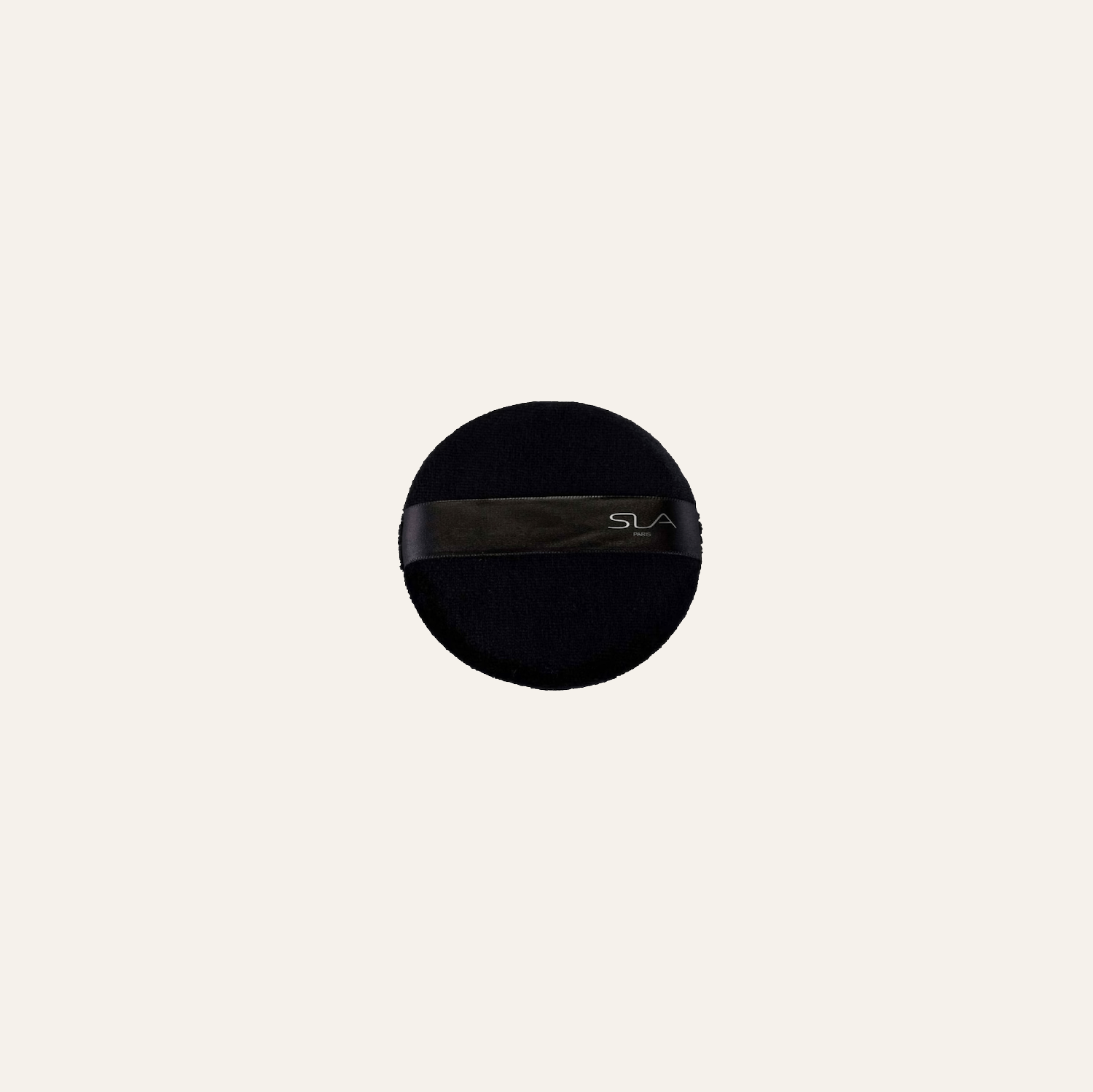 Houppette velours noir diam 9 cm — vue 1
