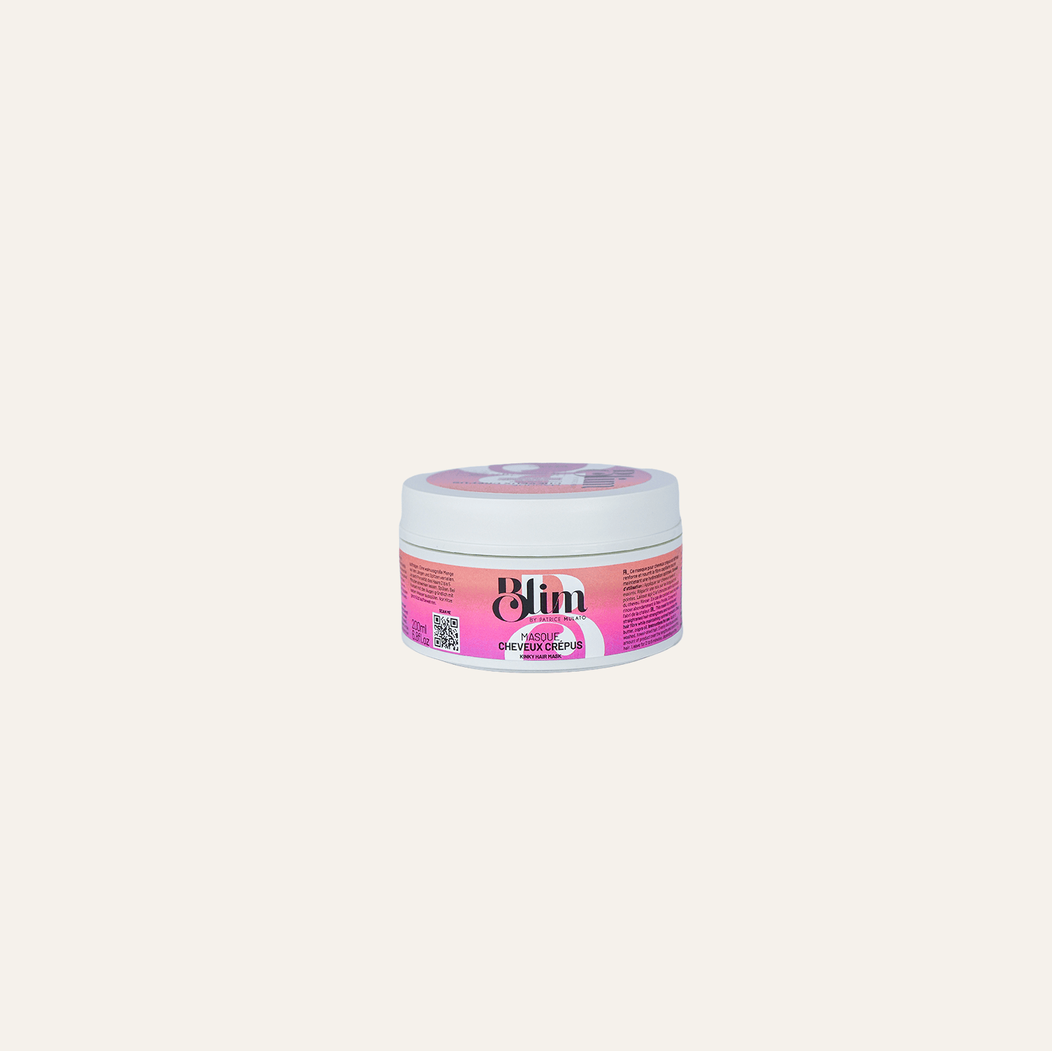 Masque cheveux crépus 4ABC BLIM