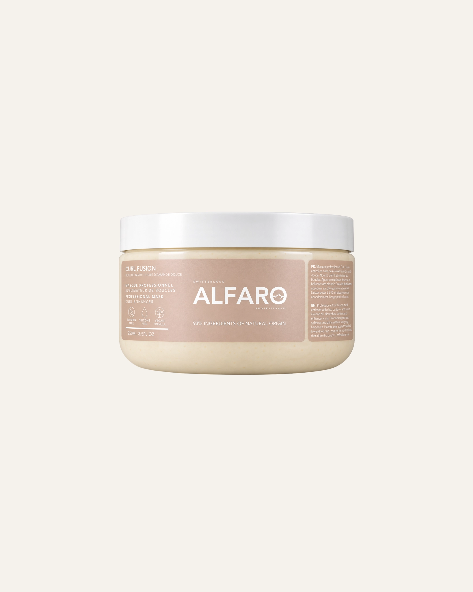 Masque Curl Fusion 250 ML ALFARO — vue 1
