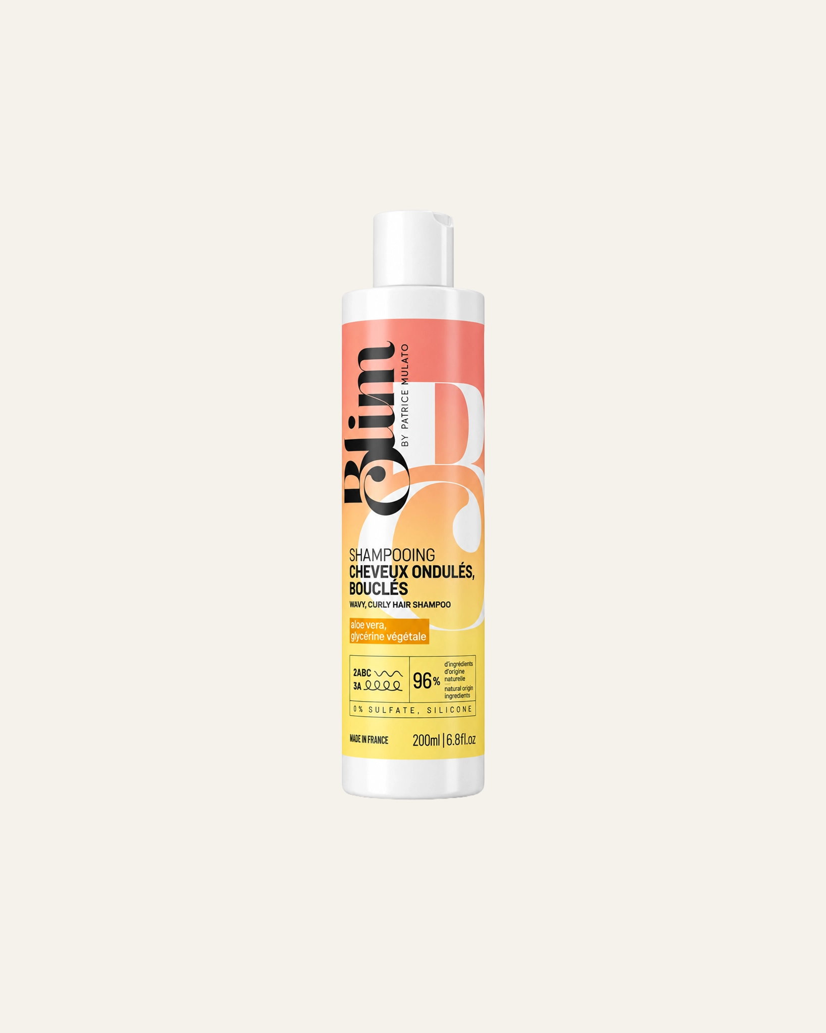 Shampooing cheveux ondulés, bouclés 2ABC – 3A — vue 1