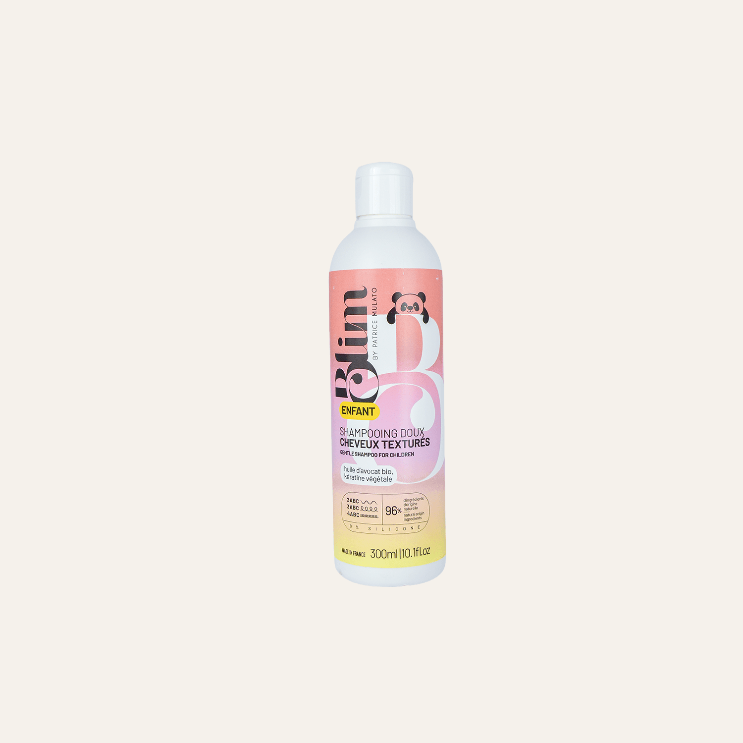 Shampooing doux pour enfants, cheveux texturés